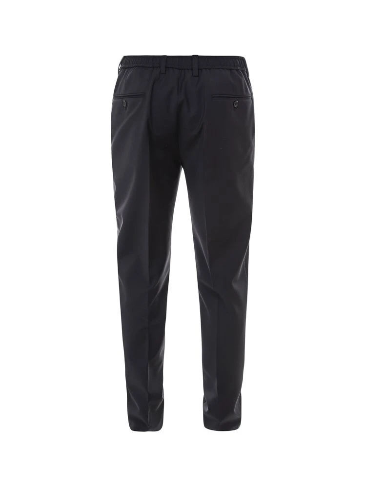 Dolce & Gabbana Tapered Tailored Pants - Black 2 Dolce & Gabbana Tapered Tailored Pants - Black - Image 2
