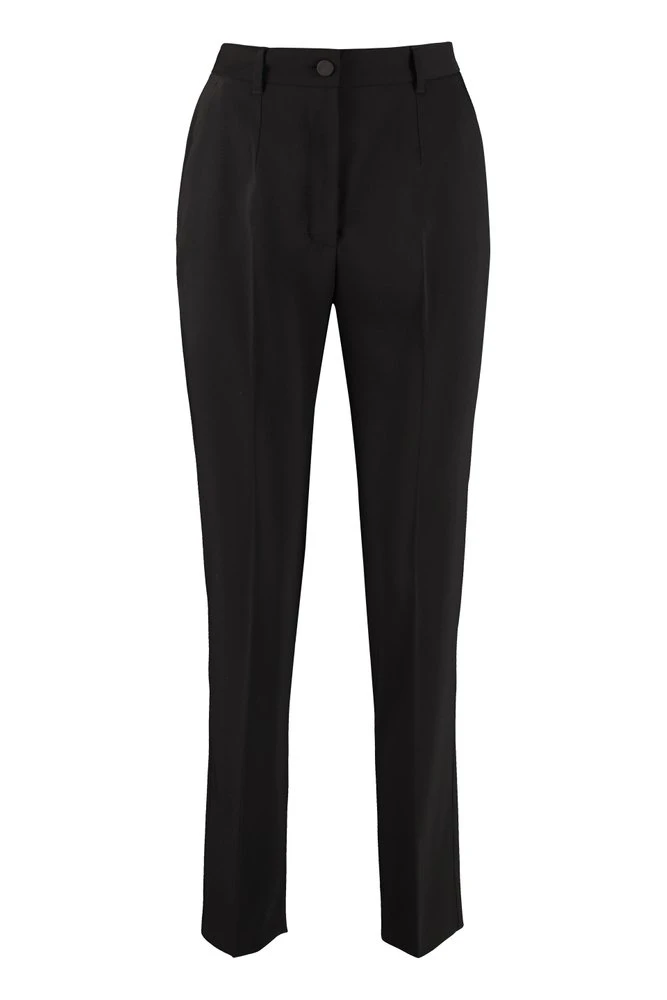 Dolce & Gabbana High-Waisted Tailored Pants - Black 1 Dolce & Gabbana High-Waisted Tailored Pants - Black