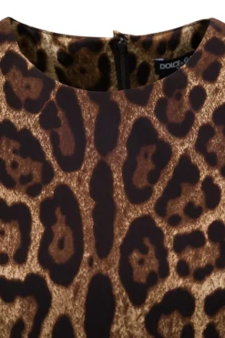 Dolce & Gabbana Leopard Printed Sleeveless Dress - Multi -Cheap Vestureo Store 10925eed130f9a9cc05fec6202b18fbc