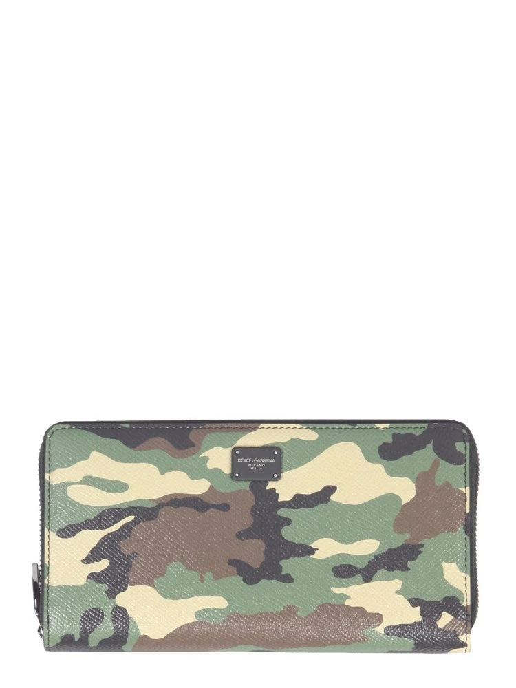 ( New Season ) Dolce & Gabbana Camouflage Printed Wallet - Multi 1 ( New Season ) Dolce & Gabbana Camouflage Printed Wallet - Multi