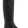 Dolce & Gabbana Logo Plaque Knee-High Boots - Black