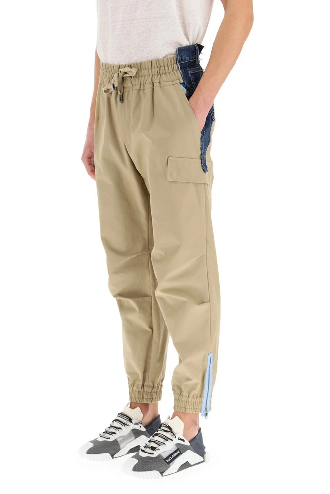 Dolce & Gabbana Drawstring Track Pants - Beige 4 Dolce & Gabbana Drawstring Track Pants - Beige - Image 4