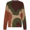 ( New Season ) Dolce & Gabbana Camouflage Round Neck Jumper - Multi