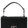 ( New Season ) Dolce & Gabbana Logo Plaque Mini Shoulder Bag - Black