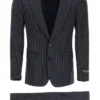 Dolce & Gabbana Pinstripe Single Breasted Two-Piece Suit - Navy