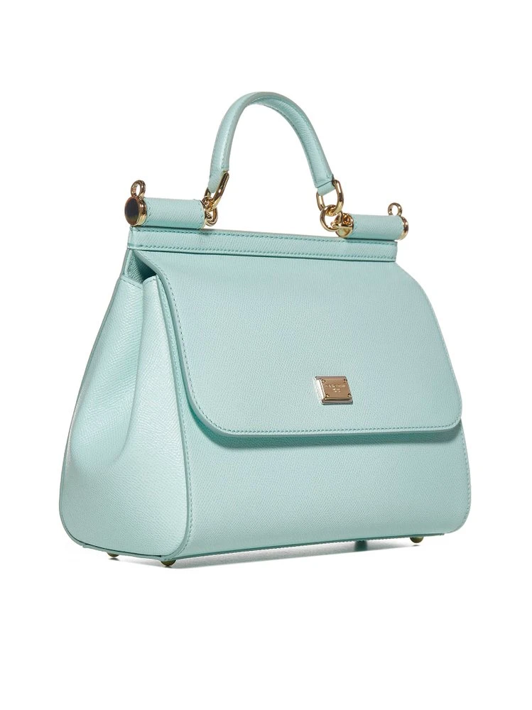 Dolce & Gabbana Sicily Medium Tote Bag - Blue 3 Dolce & Gabbana Sicily Medium Tote Bag - Blue - Image 3