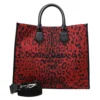( New Season ) Dolce & Gabbana Strapped Leopard Printed Tote Bag - Multi