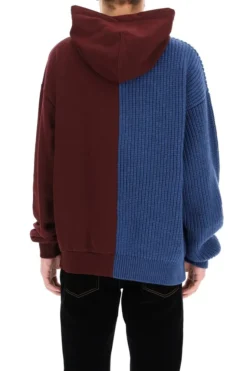 Dolce & Gabbana Logo Patched Knitted Hoodie - Multi -Cheap Vestureo Store 1204ece8208bbeec709ef070530560f3