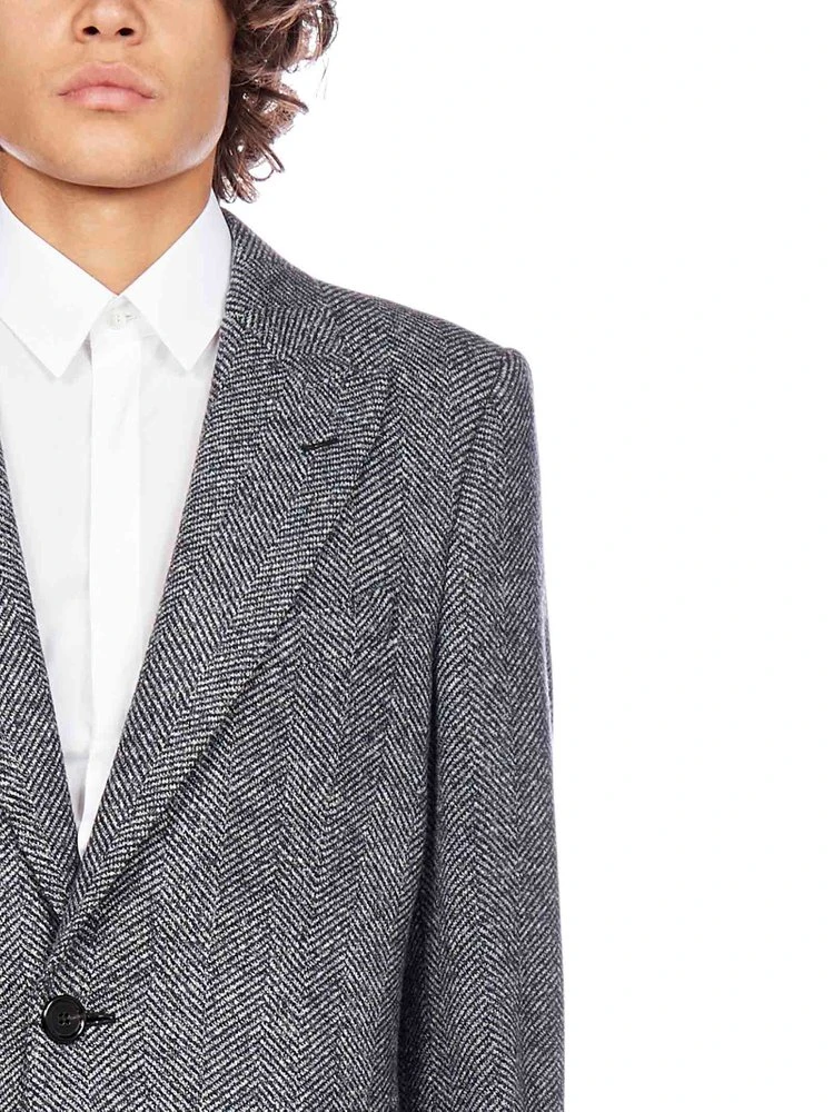 Dolce & Gabbana Single Breasted Coat - Grey 5 Dolce & Gabbana Single Breasted Coat - Grey - Image 5