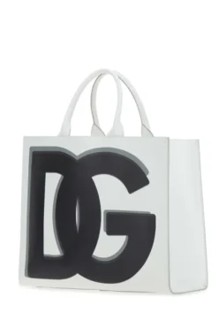 Dolce & Gabbana DG Logo Detailed Tote Bag - White -Cheap Vestureo Store 1317d3f69fdeeff988cc3994364c8e3d