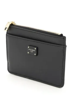 Dolce & Gabbana Logo Plaque Zipped Wallet - Black -Cheap Vestureo Store 13324f69fd60f5fea80f61c2651b5b73