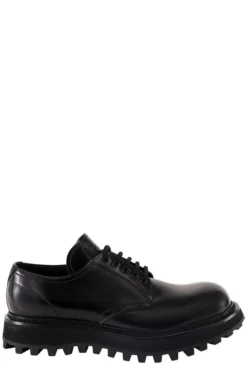Dolce & Gabbana Lug Sole Derby Shoes - Black