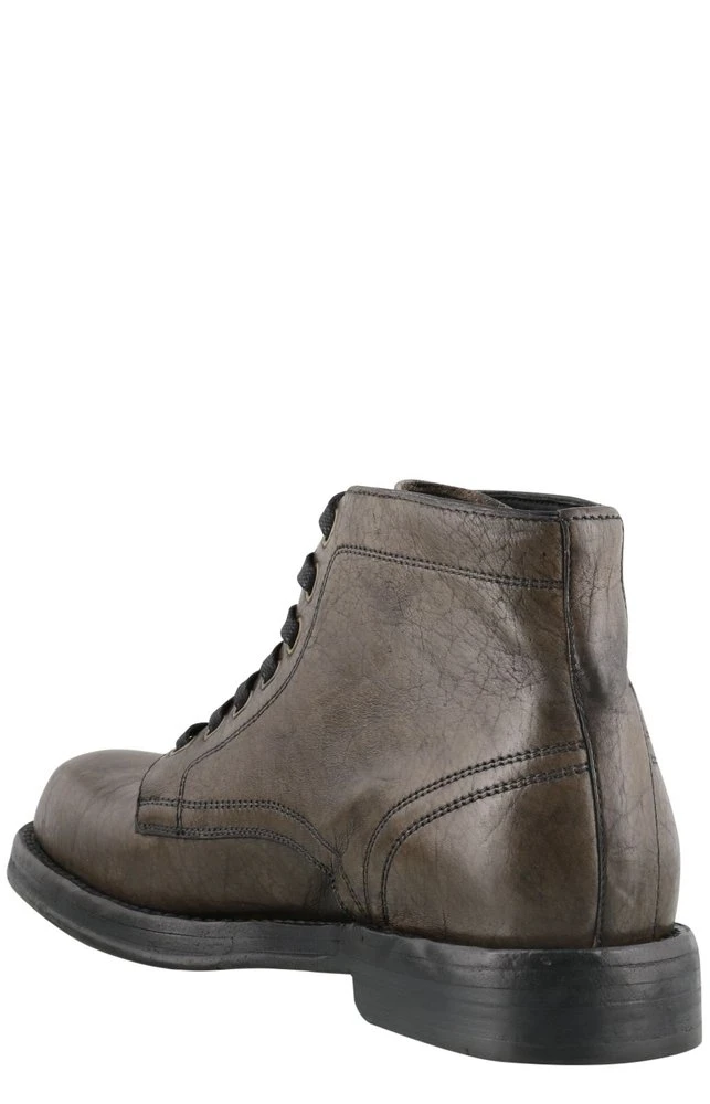 Dolce & Gabbana Perugino Lace-Up Ankle Boots - Brown 3 Dolce & Gabbana Perugino Lace-Up Ankle Boots - Brown - Image 3