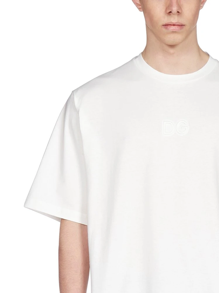 Dolce & Gabbana Monogram Logo T-Shirt - White 6 Dolce & Gabbana Monogram Logo T-Shirt - White - Image 6