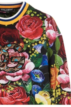 ( New Season ) Dolce & Gabbana Floral Printed Crewneck Sweatshirt - Multi -Cheap Vestureo Store 137ed0dc058f48563a9694e6e23abb5e