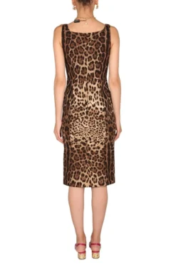 Dolce & Gabbana Leopard Print Bodycon Dress - Multi -Cheap Vestureo Store 14241dd899929e6f6150221f4451a852