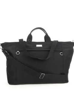 ( New Season ) Dolce & Gabbana Logo Plate Travel Bag - Black