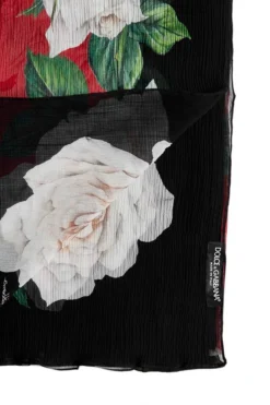 ( New Season ) Dolce & Gabbana Allover Rose Print Scarf - Multi -Cheap Vestureo Store 143ed19b94b9cfdbb45afc34d5dc193e