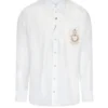 Dolce & Gabbana Monogram Patch Shirt - White