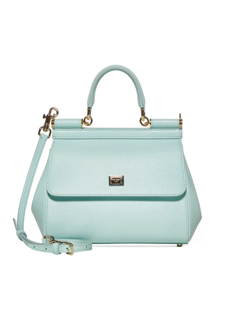 Dolce & Gabbana Sicily Medium Tote Bag - Blue 1 Dolce & Gabbana Sicily Medium Tote Bag - Blue