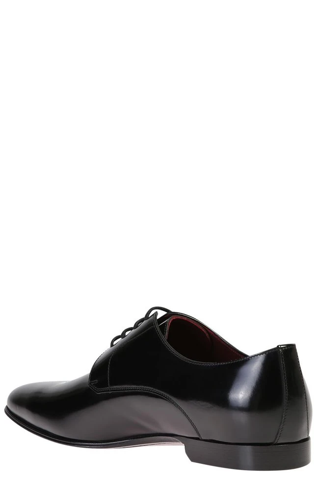 Dolce & Gabbana Pointed Toe Lace-Up Shoes - Black 3 Dolce & Gabbana Pointed Toe Lace-Up Shoes - Black - Image 3