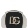 ( New Season ) Dolce & Gabbana DG Logo Ring - Silver