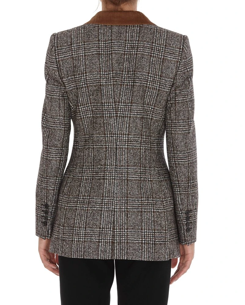 Dolce & Gabbana Checked Single-Breasted Blazer - Multi 5 Dolce & Gabbana Checked Single-Breasted Blazer - Multi - Image 5