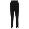 Dolce & Gabbana Slit Detailed High Waist Pants - Black