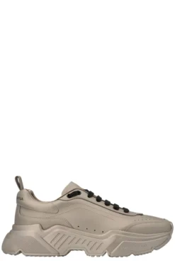 Dolce & Gabbana Metallic Effect Sneakers - Silver
