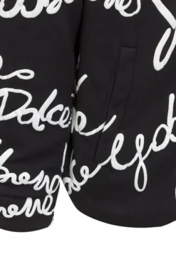 Dolce & Gabbana Graphic-Printed Straight Hem Jacket - Black -Cheap Vestureo Store 15dd5ad4e1e778e7100f0ff0924f9d6f