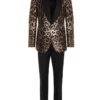 Dolce & Gabbana Leopard Printed Two-Piece Suit - Multi