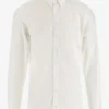 Dolce & Gabbana Logo Embroidered Long Sleeve Shirt - White