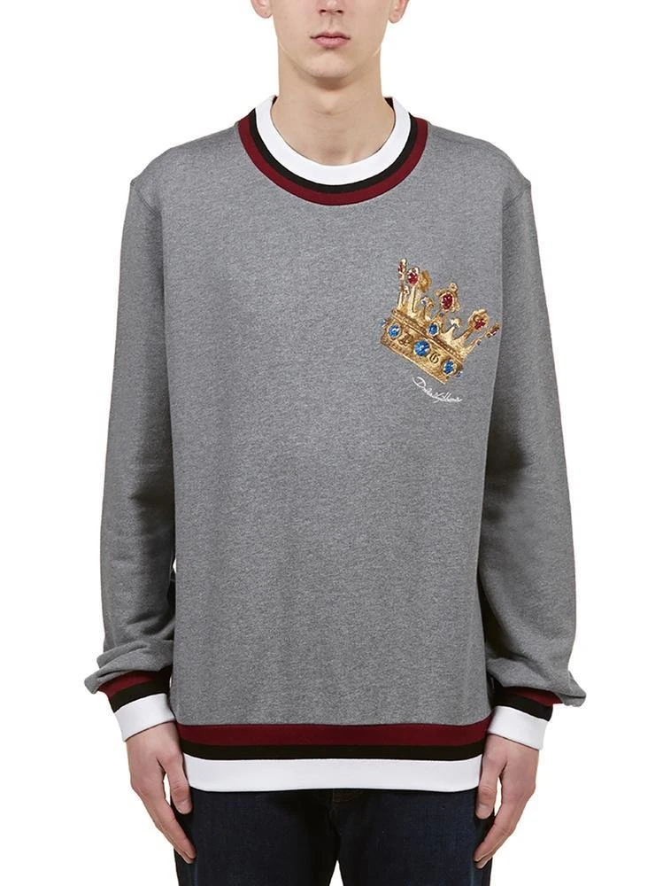 Dolce & Gabbana Logo Embroidered Sweater - Multi 1 Dolce & Gabbana Logo Embroidered Sweater - Multi