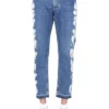 Dolce & Gabbana Distressed Cropped Jeans - Blue