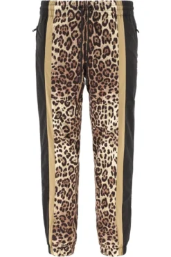 Dolce & Gabbana Leopard Printed Jogger Pants - Multi