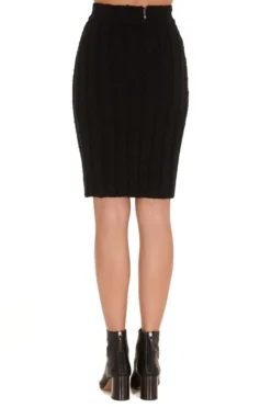 Dolce & Gabbana Fitted Knit Skirt - Black -Cheap Vestureo Store 1624584874680 pnnNSMeq4EYEBCsC2