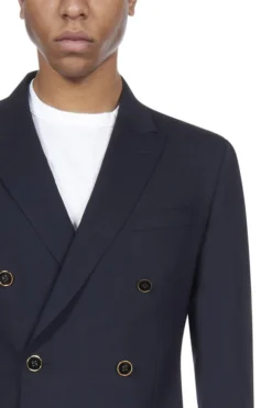 Dolce & Gabbana Double-Breasted Blazer - Navy 9 Dolce & Gabbana Double-Breasted Blazer - Navy -Cheap Vestureo Store 1624585012278 w8qqoMsy4RotEGB9y