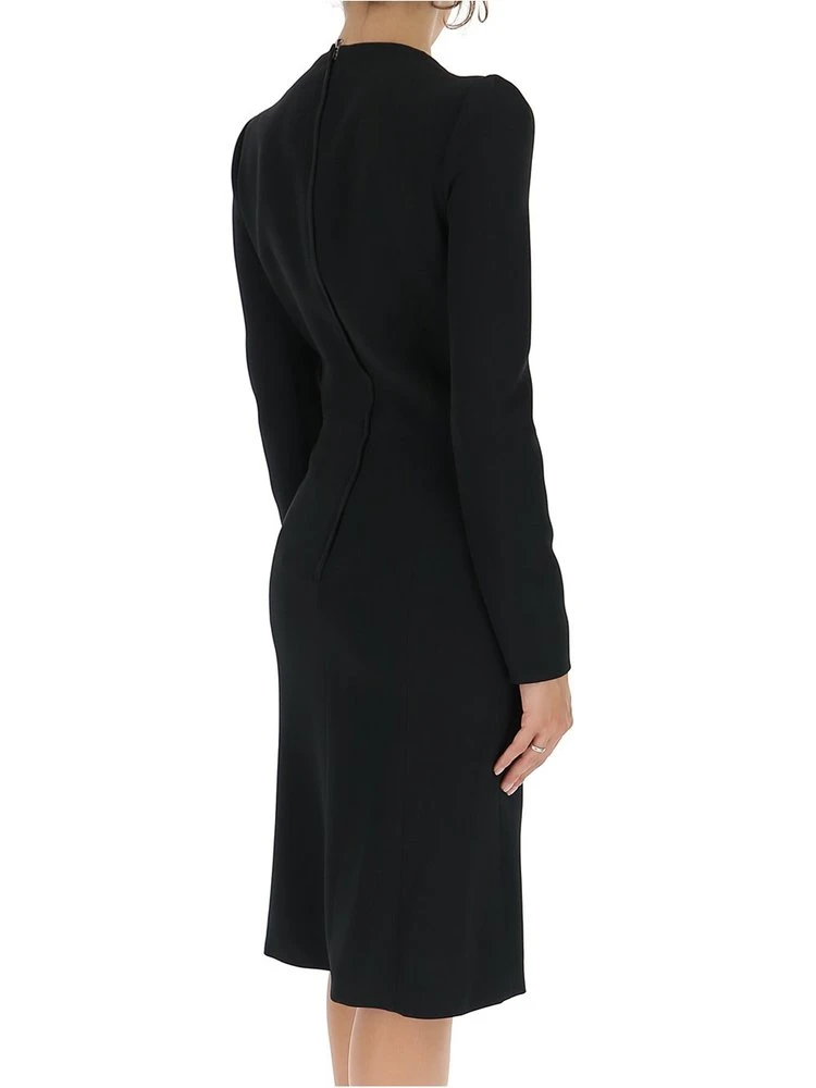 Dolce & Gabbana Sweetheart Midi Dress - Black 2 Dolce & Gabbana Sweetheart Midi Dress - Black - Image 2