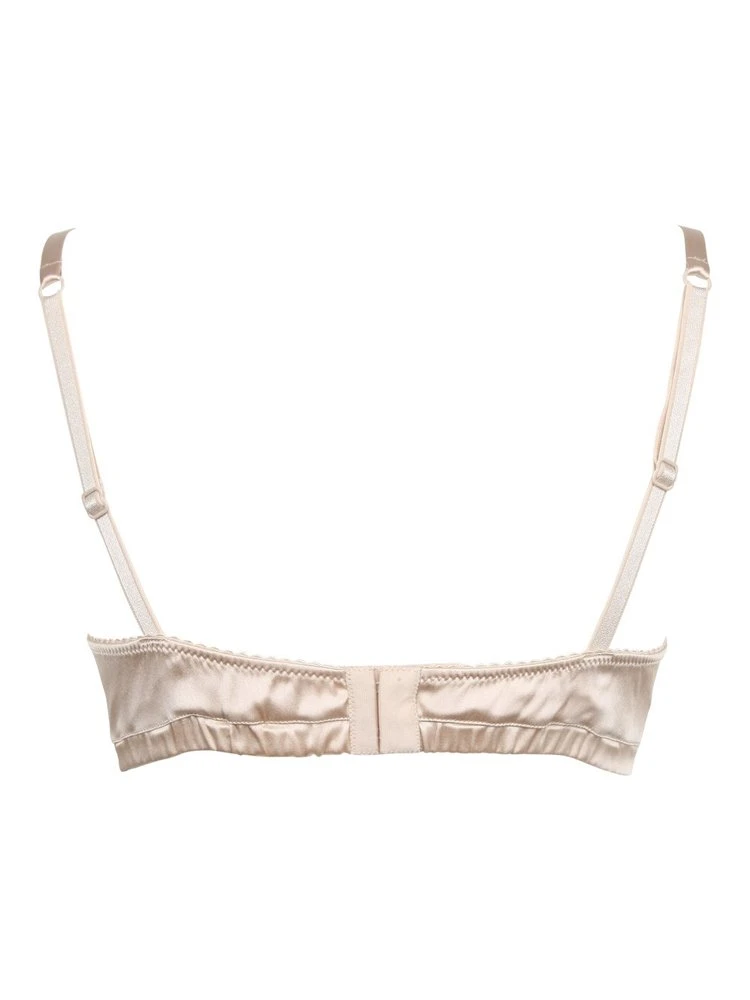 Dolce & Gabbana Lace-Trim Bra - Beige 2 Dolce & Gabbana Lace-Trim Bra - Beige - Image 2