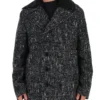 Dolce & Gabbana Double Breasted Tweed Coat - Multi