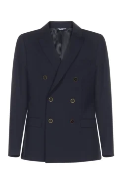 Dolce & Gabbana Double-Breasted Blazer - Navy