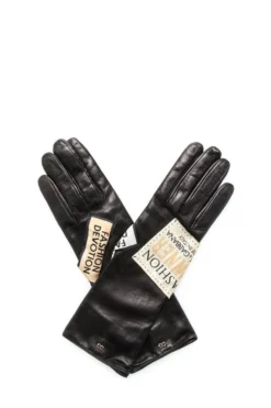 Dolce & Gabbana Logo Patch Gloves - Black