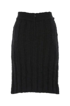 Dolce & Gabbana Fitted Knit Skirt - Black -Cheap Vestureo Store 1624596052827 pnnNSMeq4EYEBCsC2