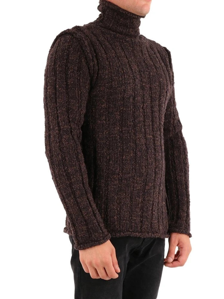 Dolce & Gabbana Turtleneck Knit Sweater - Brown 4 Dolce & Gabbana Turtleneck Knit Sweater - Brown - Image 4
