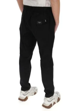 Dolce & Gabbana Logo Patch Jogger Pants - Black -Cheap Vestureo Store 1624599337962 936CLifgC7Kc7RGnd