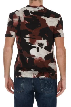 Dolce & Gabbana Camouflage Print T-Shirt - Multi -Cheap Vestureo Store 1624600435208 954drbcokAud2WAa3