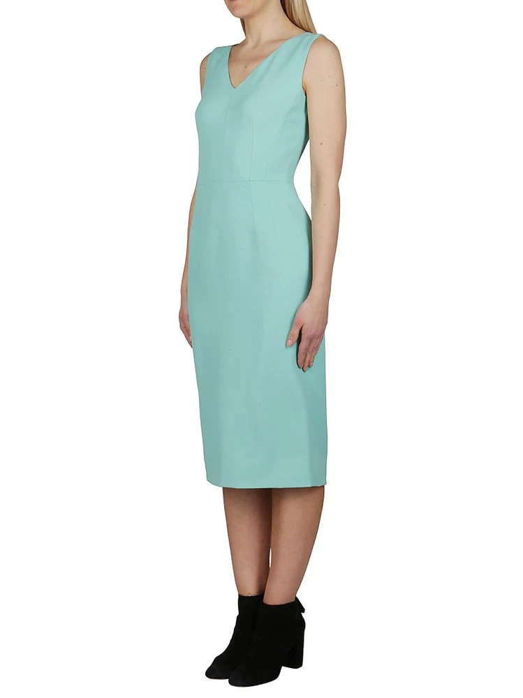 Dolce & Gabbana V-Neck Dress - Green 5 Dolce & Gabbana V-Neck Dress - Green - Image 5