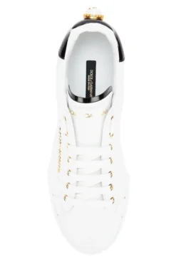 Dolce & Gabbana Portofino Low-Top Sneakers - White -Cheap Vestureo Store 1624673703512 DgAoLKpSsyTZ2ZTAC