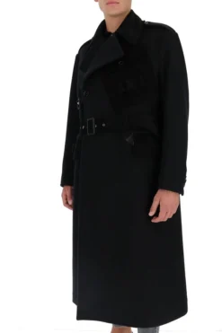 Dolce & Gabbana Double-Breasted Coat - Black -Cheap Vestureo Store 1624677437122 djfTXmkecmncQYmYF