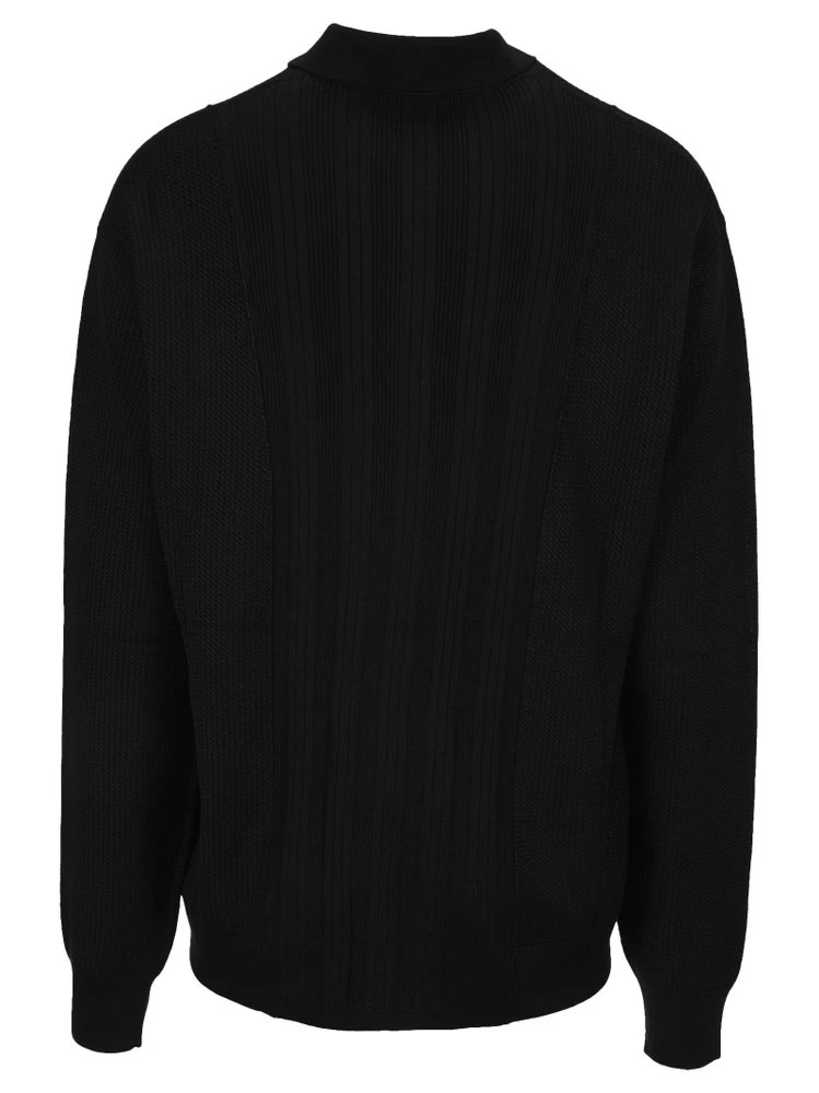 Dolce & Gabbana Logo Embroidered Polo Shirt - Black 2 Dolce & Gabbana Logo Embroidered Polo Shirt - Black - Image 2